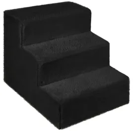 schodki-dla-psa-3-stopnie-tapicerowane-czarne-podest-dla-psa-do-kanapy