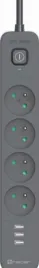 tracer-power-line-15-m-4-gniazd-usb-a-grafitowy