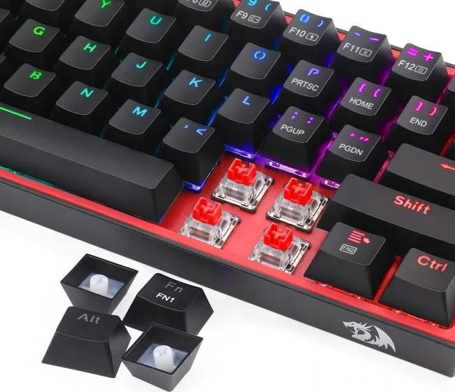 redragon-k616-fizz-pro-black-red-switch-stan-nowy
