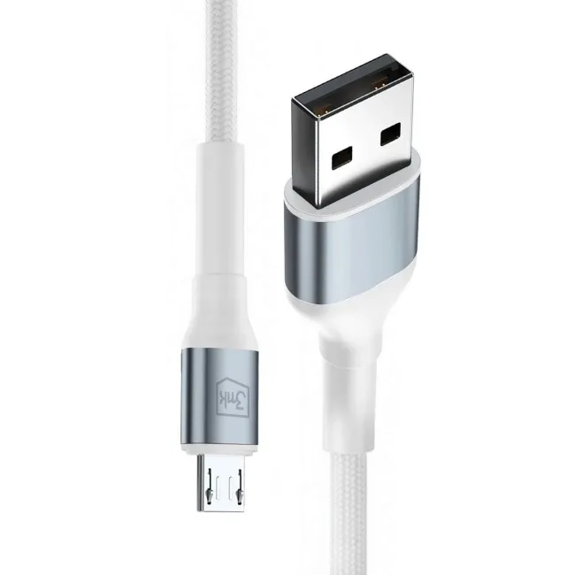 3mk-hyper-cable-n-series-a-to-micro-1m-5v-2-4a-12w-white