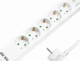 logilink-5-gniazd-1-5m-biala