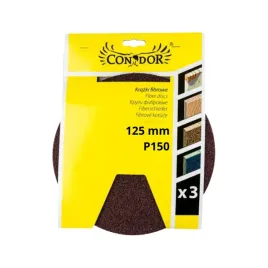 condor-krazek-fibrowy-gradacja-150-srednica-125mm-opakowanie-3szt