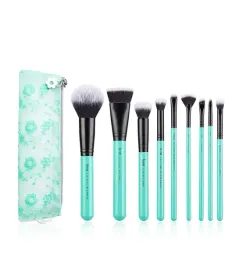 jessup-t321-zestaw-9-pedzli-kosmetyczka-turquoise-collection