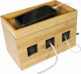 logilink-cable-box-bambusowy-stan-nowy