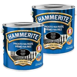 hammerite-farba-do-metalu-5l-prosto-na-rdze-polysk-czarny-zestaw-2x25l