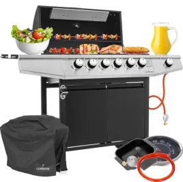 grill-gazowy-ogrodowy-zeliwny-ruszt-nierdzewny-lehmann-vegas-6-1-pokrowiec