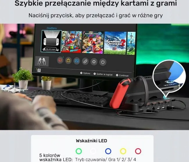unitek-stacja-dokujaca-do-nintendo-switch-100w-4k-stan-nowy-stan-opakowania-oryginalne