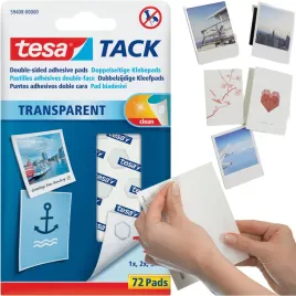 tesa-platki-samoprzylepne-przezroczyste-72-sztuki-59408-00000-00