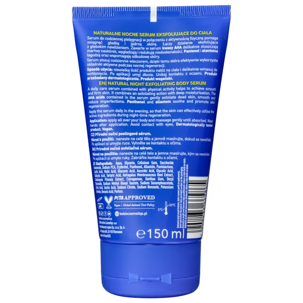 bebio-start-your-active-training-nocne-serum-eksfoliujace-do-ciala-150ml-rodzaj-lotion