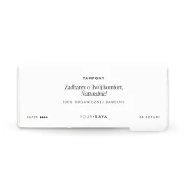 your-kaya-tampony-organiczne-super-24-sztuk