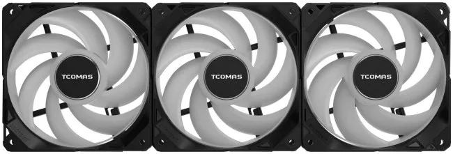 tcomas-fa200-bk-triple-pack-3x120mm-kolor-czarny