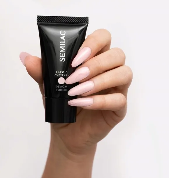 semilac-elastic-akrylozel-peach-drink-stan-nowy