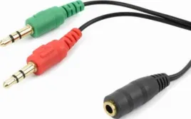 adapter-accura-minijack-2x3-5mm-do-1x3-5mm-dlugosc-0-2m-czarny