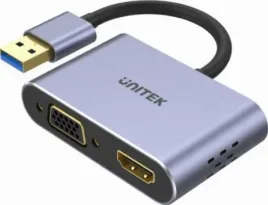 unitek-adapter-usb-3-1-na-hdmi-i-vga-fullhd-aluminium-szary