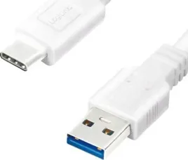 logilink-usb-a-usb-c-3m-bialy