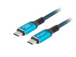 lanberg-kabel-usb-c-usb4-m-m-0-5m-240w-8k-60hz-czarno-niebieski