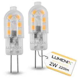 zestaw-2x-zarowka-led-g4-2w-220lm-biala-ciepla-12v-ac-dc-mini-kapsulka