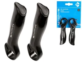 rogi-do-kierownicy-rowerowe-uchwyty-aluminiowe-130-mm-anatomiczne-m-wave