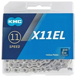 lancuch-rowerowy-kmc-x11el-11rz-118-ogniw-spinka-box-oryginal