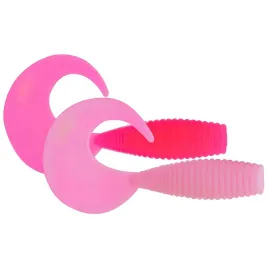 guma-twister-curlypup-5cm-white-pink-uv-czosnek-na-pstraga-okonia-zestaw
