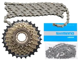wolnobieg-7-rzedowy-lancuch-114-ogniw-zestaw-shimano