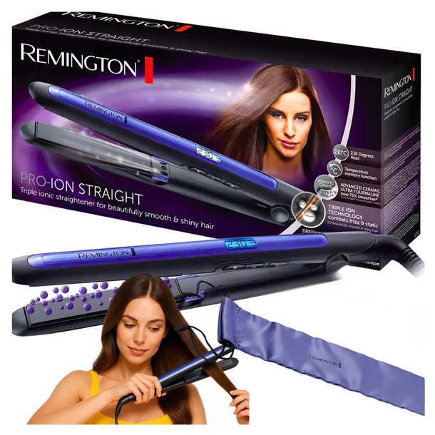 PROSTOWNICA DO WŁOSÓW REMINGTON CERAMICZNA TURMALINOWA JONIZACJA +