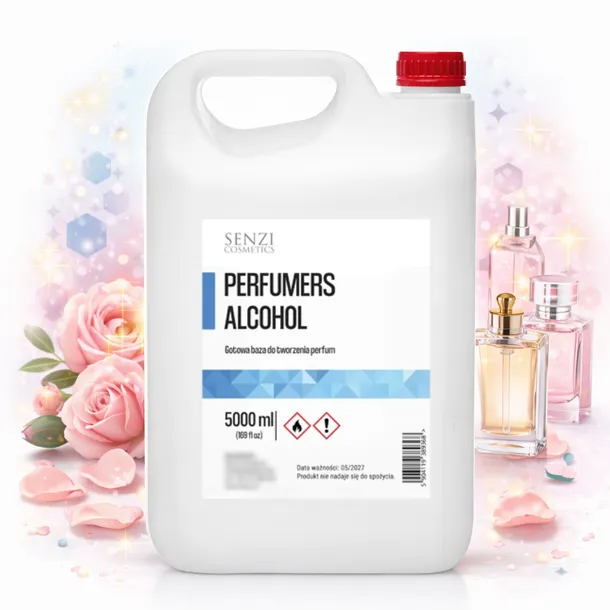 PERFUMERS ALCOHOL Profesjonalna Baza Kosmetyczna Do Perfum Etanol 5l