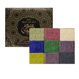 zestaw-mydel-syryjskich-aleppo-heritage-9x65g-or-pafion-queen