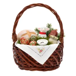 okragly-brazowy-kosz-wiklinowy-prezentowy-na-swieconke-wielkanocna-20-cm