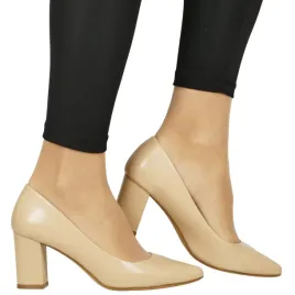 damskie-czolenka-na-slupku-sergio-leone-pb414-coffe-bezowe-matowe