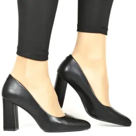 damskie-czolenka-na-slupku-sergio-leone-pb216-czarne-matowe