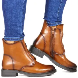 damskie-botki-na-plaskiej-podeszwie-evento-9400-brazowe