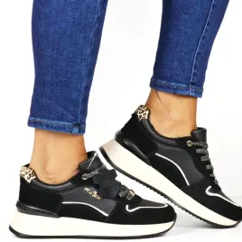 damskie-sneakersy-skorzane-na-grubej-podeszwie-filippo-7103-czarne