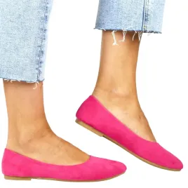 damskie-baleriny-gladkie-plaskie-evento-7640-fuksja-rozowe-zamszowe