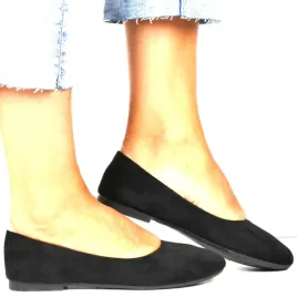 damskie-baleriny-evento-1031-czarne-zamszowe