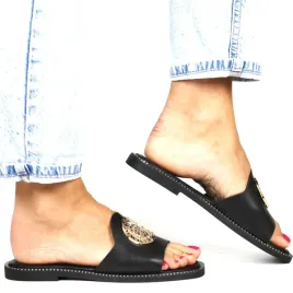 damskie-klapki-na-plaskiej-podeszwie-potocki-08311-czarne-licowe