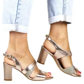 damskie-sandaly-na-slupku-sergio-leone-sk866-platynowe
