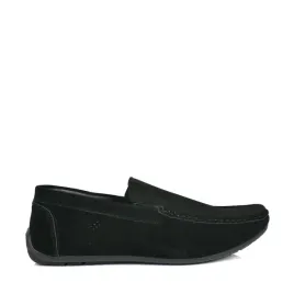 meskie-mokasyny-azurowe-wsuwane-buty-unisoft-4873-czarne-zamszowe