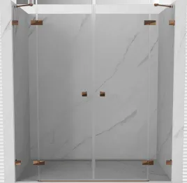 mexen-lunar-duo-drzwi-prysznicowe-uchylne-170-cm-transparent-rozowe-zloto