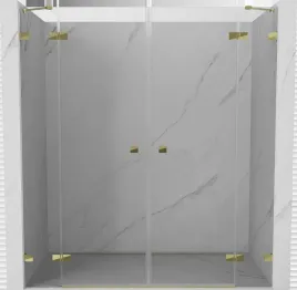 mexen-lunar-duo-drzwi-prysznicowe-uchylne-170-cm-transparent-zlote-834d