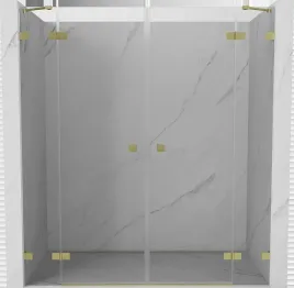 mexen-lunar-duo-drzwi-prysznicowe-uchylne-180-cm-transparent-zlote-szczot