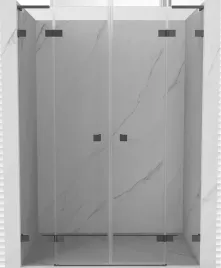 mexen-lunar-l-duo-drzwi-prysznicowe-uchylne-160-cm-transparent-gun-metal