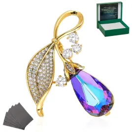zlota-broszka-sapphire-crystal-prezent-grawer