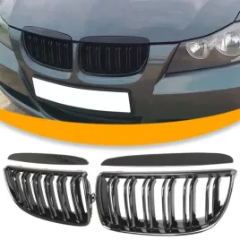 grill-nerki-do-bmw-e90-e91-05-08-czarny-polysk-czarne-przedlift-m-pakiet-m3