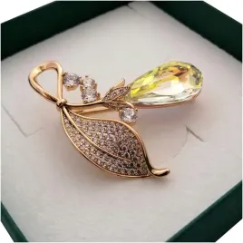 ozdobna-zlota-broszka-18k-kolorowa-agrafka-kolor-ab-crystal-krysztal-grawer