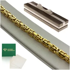 gruba-meska-bransoletka-zlota-splot-krolewski-21cm-6mm-szeroka-prezent-14k