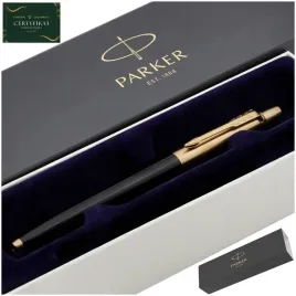elegancki-zloty-dlugopis-parker-czarny-24-karaty-certyfikat-na-prezent