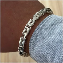 elegancka-srebrna-bransoletka-meska-splot-krolewski-szeroka-7-mm-gratisy