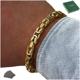 zlota-bransoletka-meska-na-reke-splot-krolewski-925-6-mm-prezent-gratisy