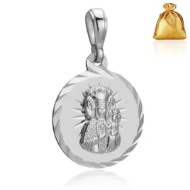 srebrny-medalik-zawieszka-z-matka-boska-czestochowska-srebro-925-na-prezent